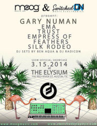 Gary Numan Splinter Tour Poster Austin